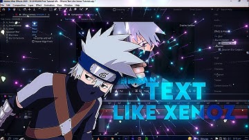 (+Free Project File) Text Like Xenoz - After Effects Tutorial