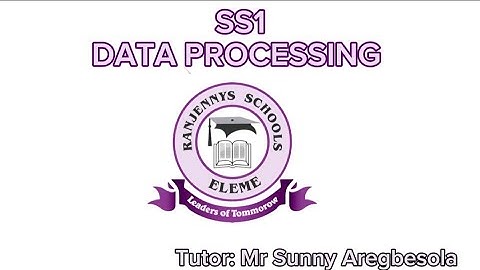 SS1 Data Processing students using MS Access