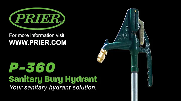 PRIER P-360 Sanitary Bury Hydrant Commercial