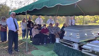 Dad’s Graveside service