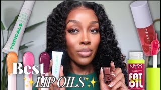 Let's Try On My Favorite LIP OILS | Fenty, NYX, Topicals & More