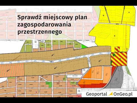 Jak znaleźć Miejscowy plan zagospodarowania przestrzennego (MPZP) w Geoportalu OnGeo.pl