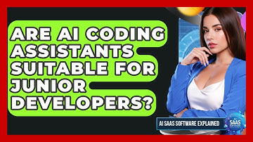 Are AI Coding Assistants Suitable for Junior Developers? | AI SaaS Software Explained News