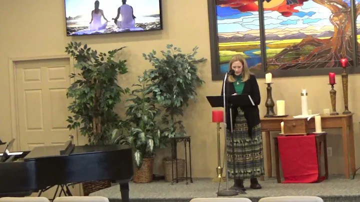 Sunday meditation with Rev. Suzanne Carter