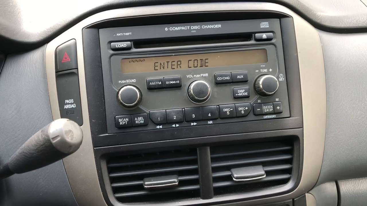 HOW TO FIND RADIO CODE! HONDA!!! Yes this will work to get your radio’s