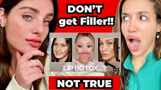 Youtubers giving BAD Advice about Lips Lip Filler vs Lip Flips