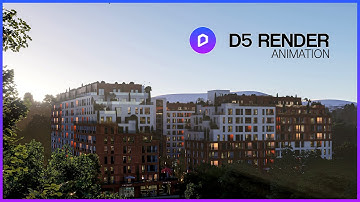 D5 Render Cinematic Archviz (4K) — Residential Complex Animation | Real-Time Path Tracing