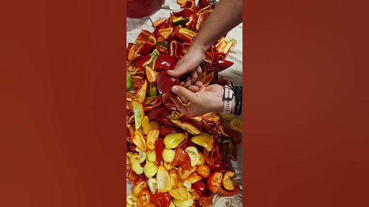 Priprema paprika za zimnicu #paprike #zimnica