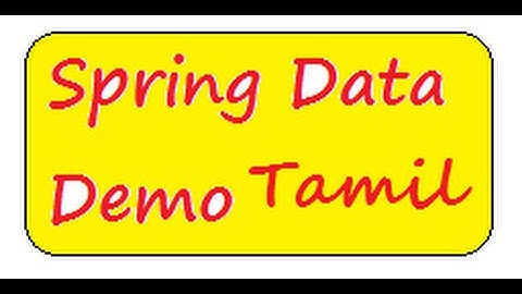 TAMIL SPRING DATA EXAMPLE DEMO