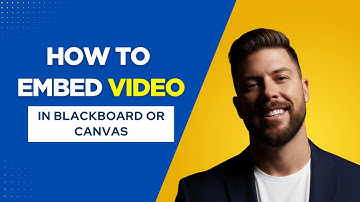 Embed your videos into Blackboard or Canvas