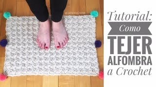 Tutorial: Alfombra a Crochet (Punto con textura)