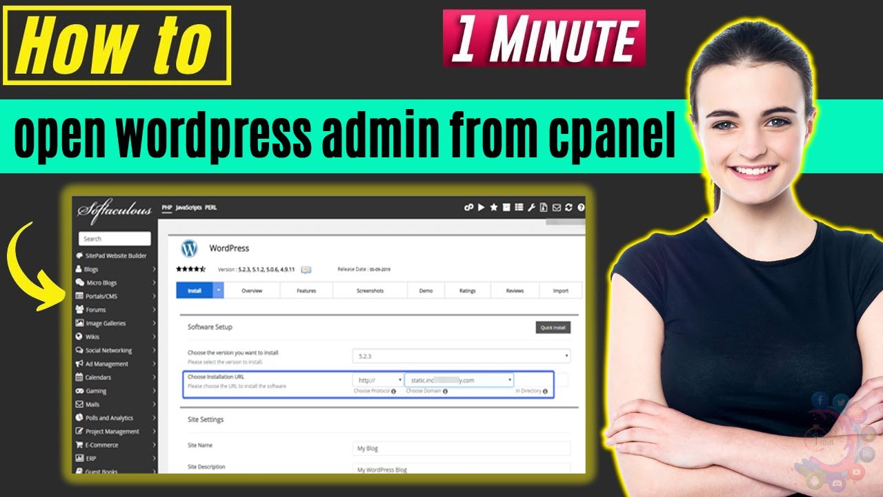 How to open wordpress admin from cpanel 2024 - YouTube