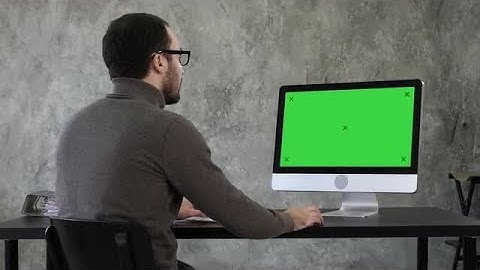 Businessman Working On Computer Stock Video