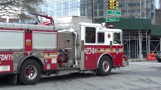 FDNY Engine 274 taking up from a 10-75 All Hands Fire on the roof of a commercial by JeffKnight109 60 views 1 day ago 7 seconds