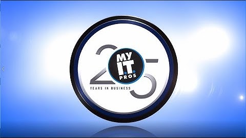 MyITpros 25th Anniversary video