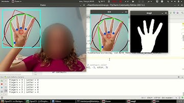 Visão Computacional: reconhecimento de gestos - MOG2 Background Subtraction