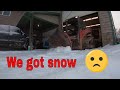 it’s  been almost 6 years but is time lets plow some snow with the skid steer