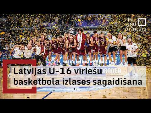 Latvijas U-16 vīriešu basketbola izlase atgriežas mājās ar Eiropas čempionāta zeltu