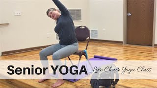 Senior Yoga - Live Chair Yoga Class screenshot 4