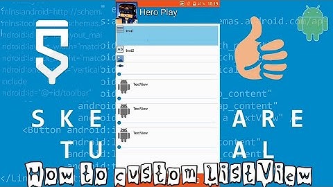 How to create custom ListView on Sketchware!