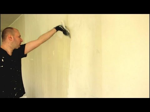 Rénover un mur après la dépose de Tissu 1/3 