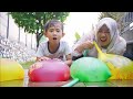 PECAHIN BALON WARNA WARNI BESAR 🎈 | Ali vlog