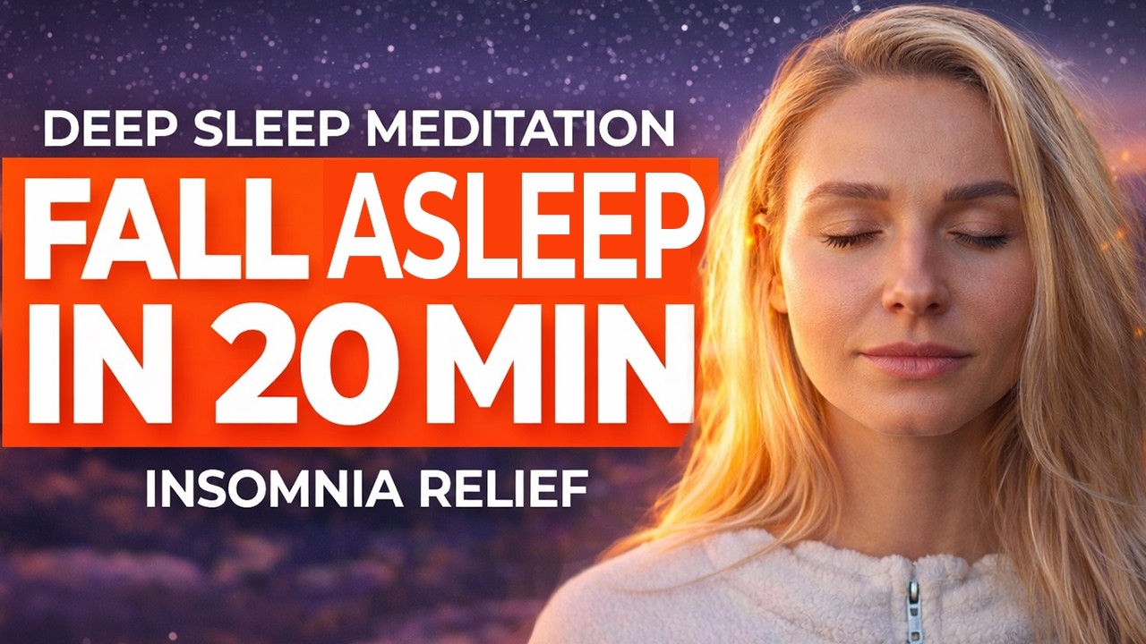 Deep Sleep Meditation for Insomnia Relief | Fall Asleep Fast | 20 ...
