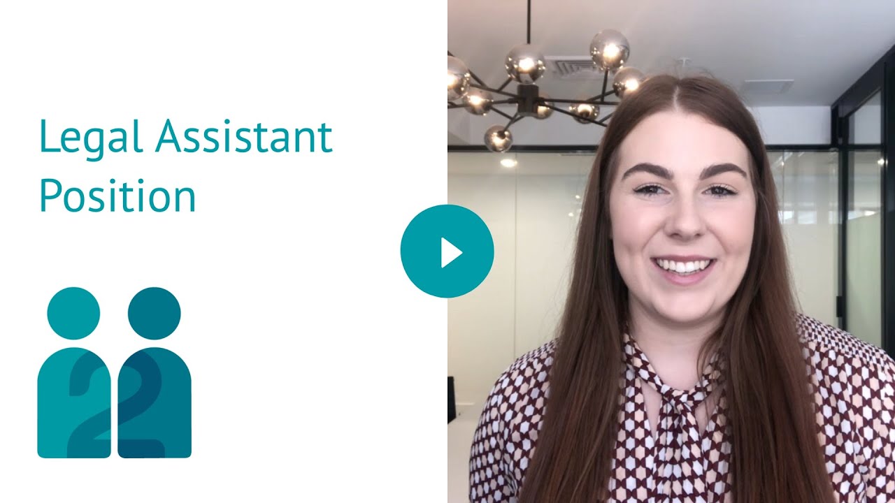 Legal Assistant Position YouTube