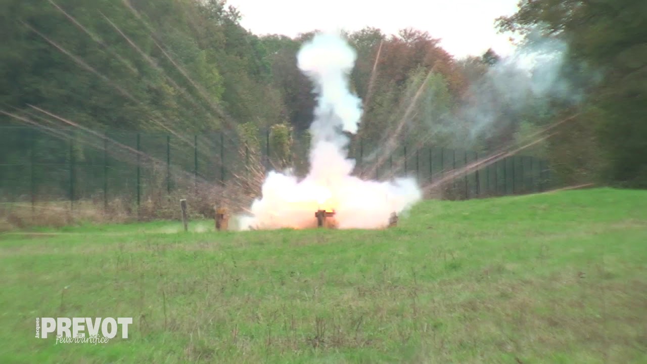 MORTIER ARTIFICE 75mm bombe EXPLOSE dans le mortier 🚨 