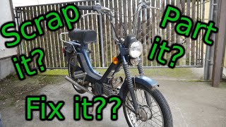 What Do You Do With The Unloved? A Crusty Jawa 210 Single Speed Moped