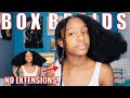 Box Braids On Natural Hair | Jada Lit