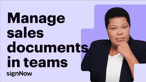 How to Sign Sales Documents Faster with Team Templates