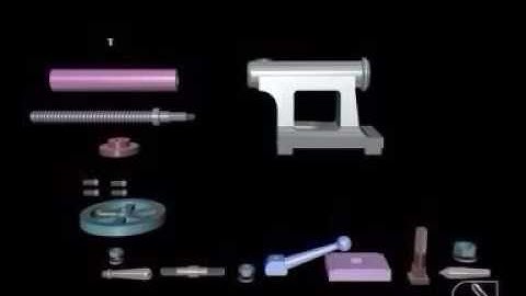 Assembly of tailstock