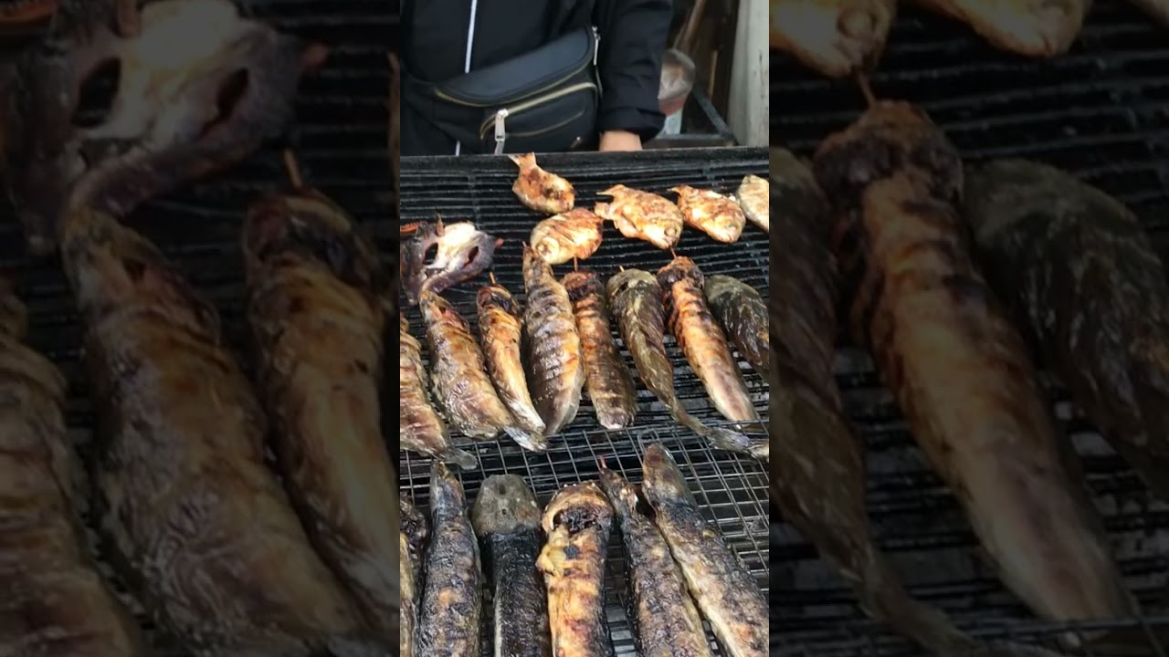 Grill fish,Street food | Cambodia Street Food 