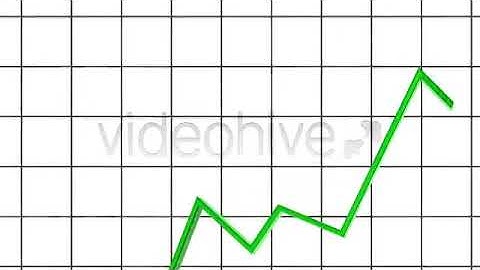 3D Raising Trend Line - Loop - Alpha | Motion Graphics - Envato elements