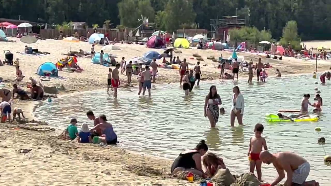 See und Strand in Nordrhein-Westfalen 🇩🇪 Germany Silbersee II Today 20 Jule 2022
