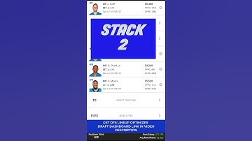 Sporty Mouth Four NFL Stacks  For Week 16  (DEC 24, 2022) Short