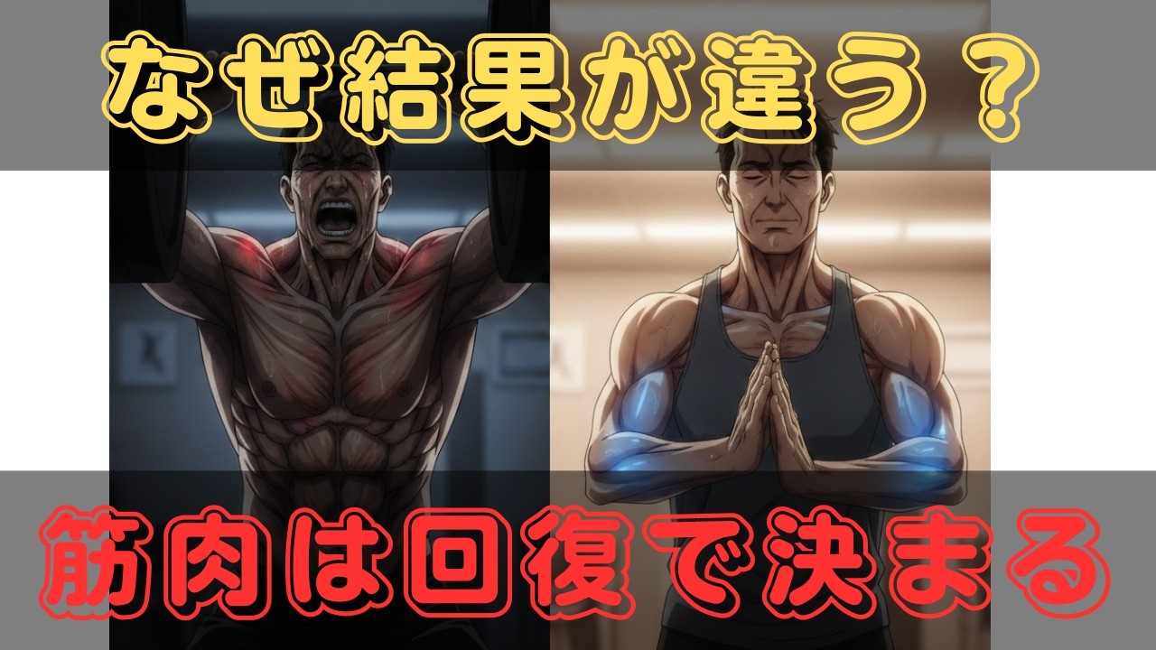 筋肉がつきやすい人は、何をしているのか【回復編】