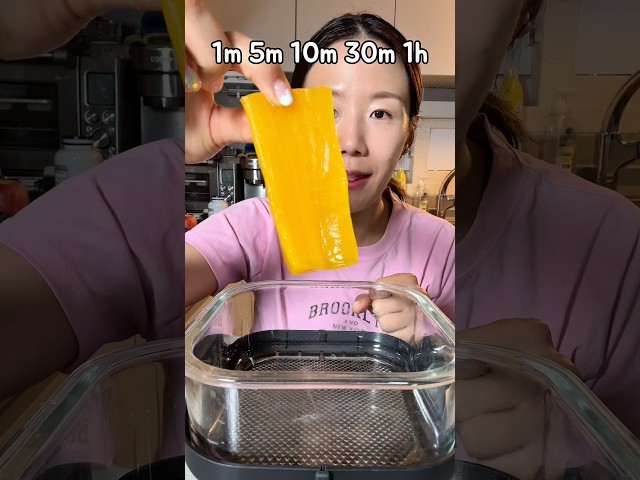 단무지 1분부터 1시간 굽기 #mukbang