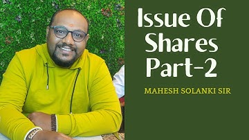 #2 Issue Of Shares || Introduction And Basic Journal Entries || Company Accounts || 2021.