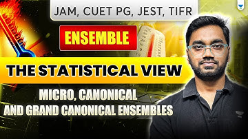 Ensemble: The Statistical View 🎲 | Micro, Canonical & Grand Canonical Ensembles #iitjam