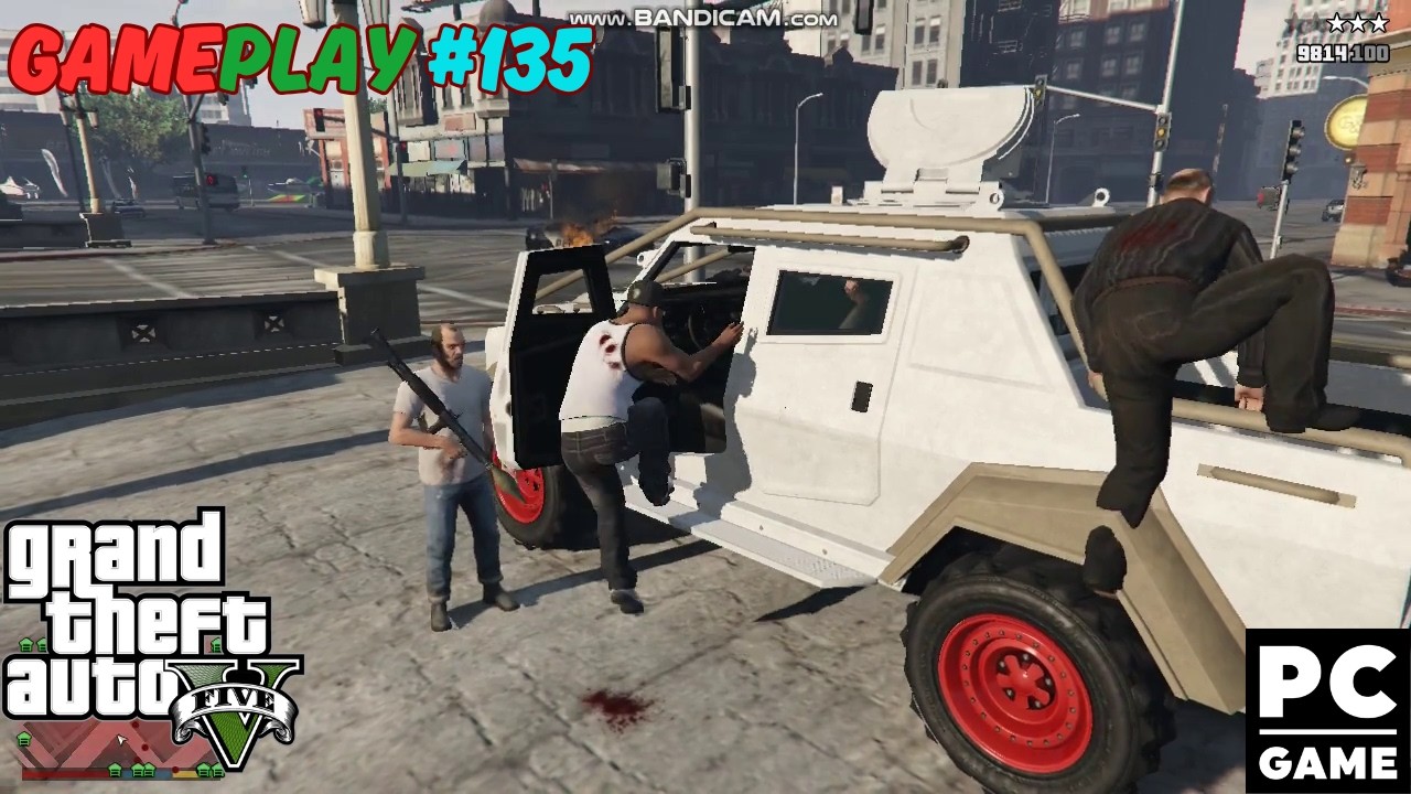 GTA 5 – Franklin and His Friends Attack Los Santos Airport – GTA 5 Gameplay 