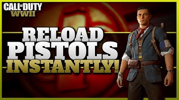 Instant Reload & Unlimited Ammo for Pistols! | (CoD WW2 Shifty Basic Training)