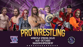 Wrestle Strong Dojo S6 EP 57 - Australian pro wrestling WSD FTO Japan title match & intergender tag