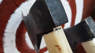 Tomahawk head made from an old hatchet!