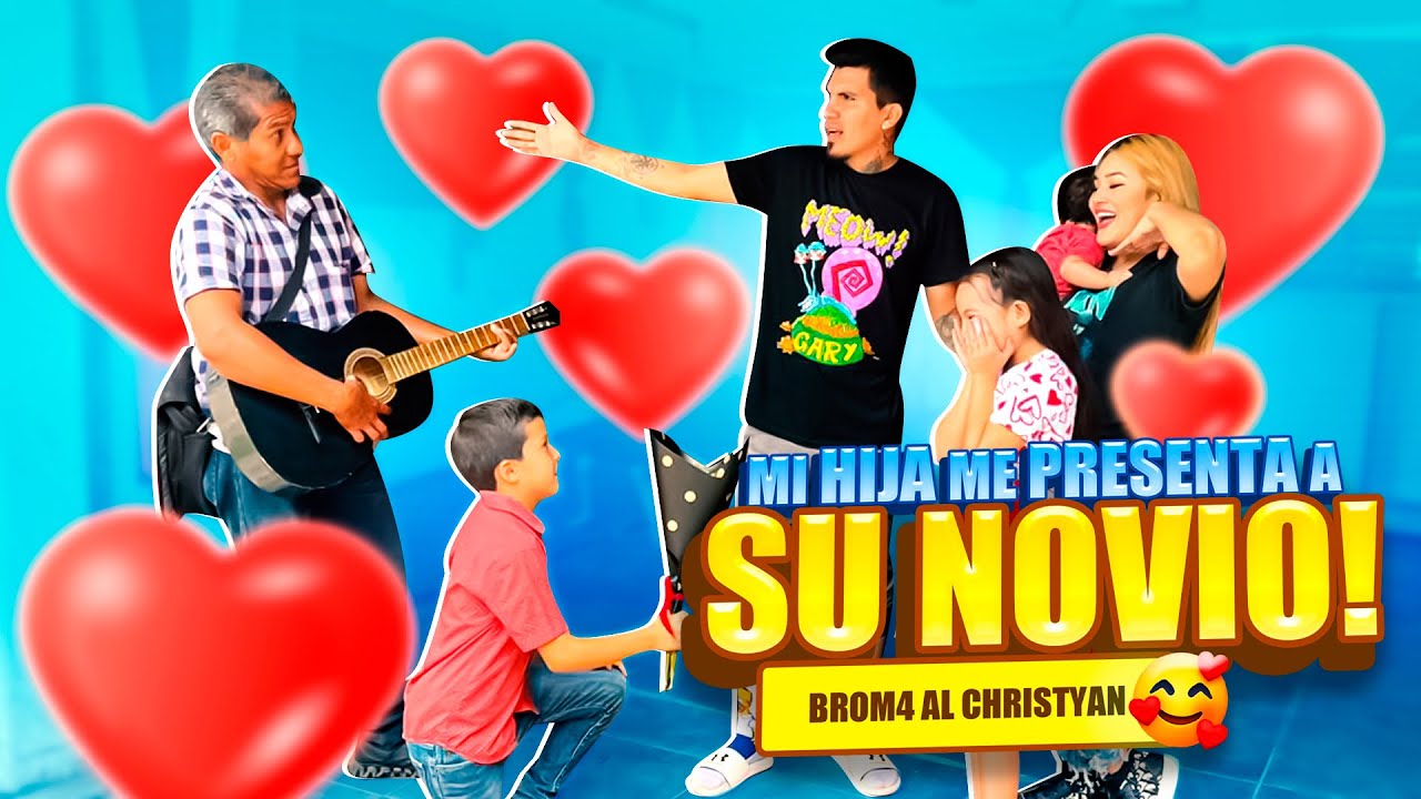 MI HIJA ME PRESENTA A SU NOVIO!❤️😳//br0m4 al Chris😂