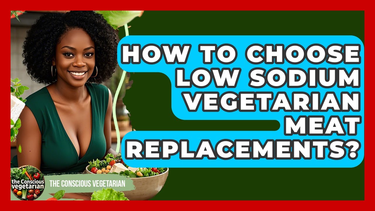 How To Choose Low Sodium Vegetarian Meat Replacements? - The Conscious Vegetarian
