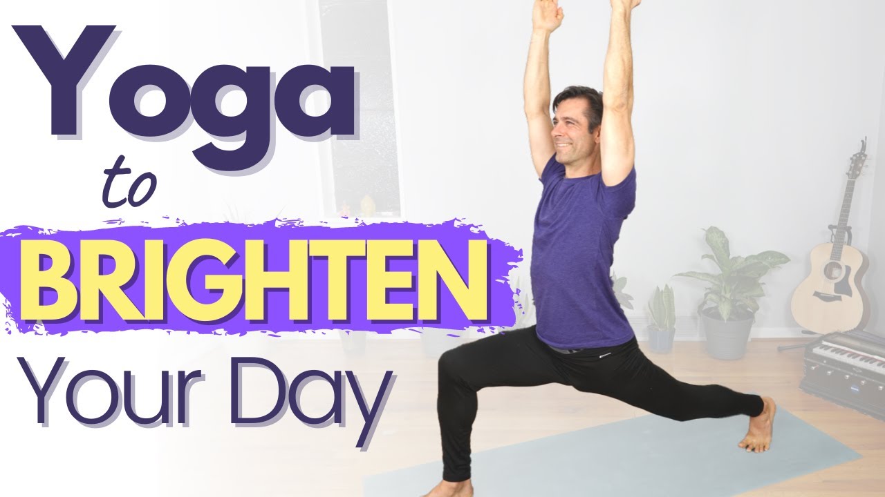 Morning Yoga to Brighten Your Day | 30 Minute Flow | David O Yoga - YouTube