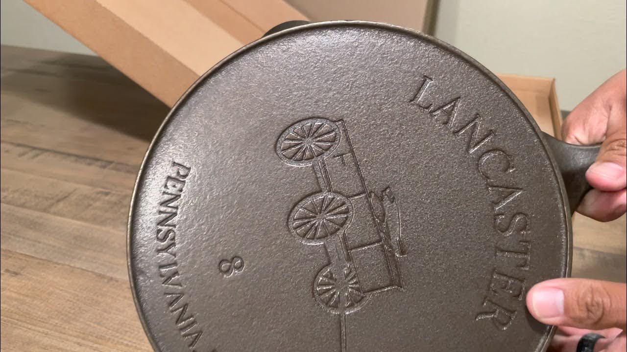 Lancaster Cast Iron Skillet No.8 YouTube