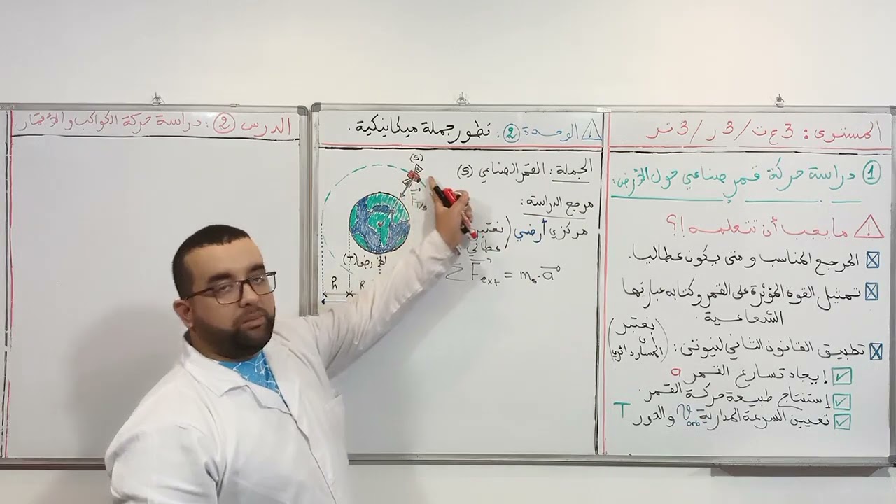 الحصة #4 : دراسة حركة الكواكب والأقمار